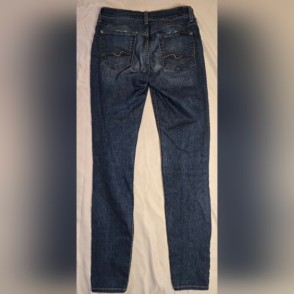 7 For All Mankind Women’s Jeans Size 28 NWOT – Dark Wash Skinny Fit - Picture 6 of 6
